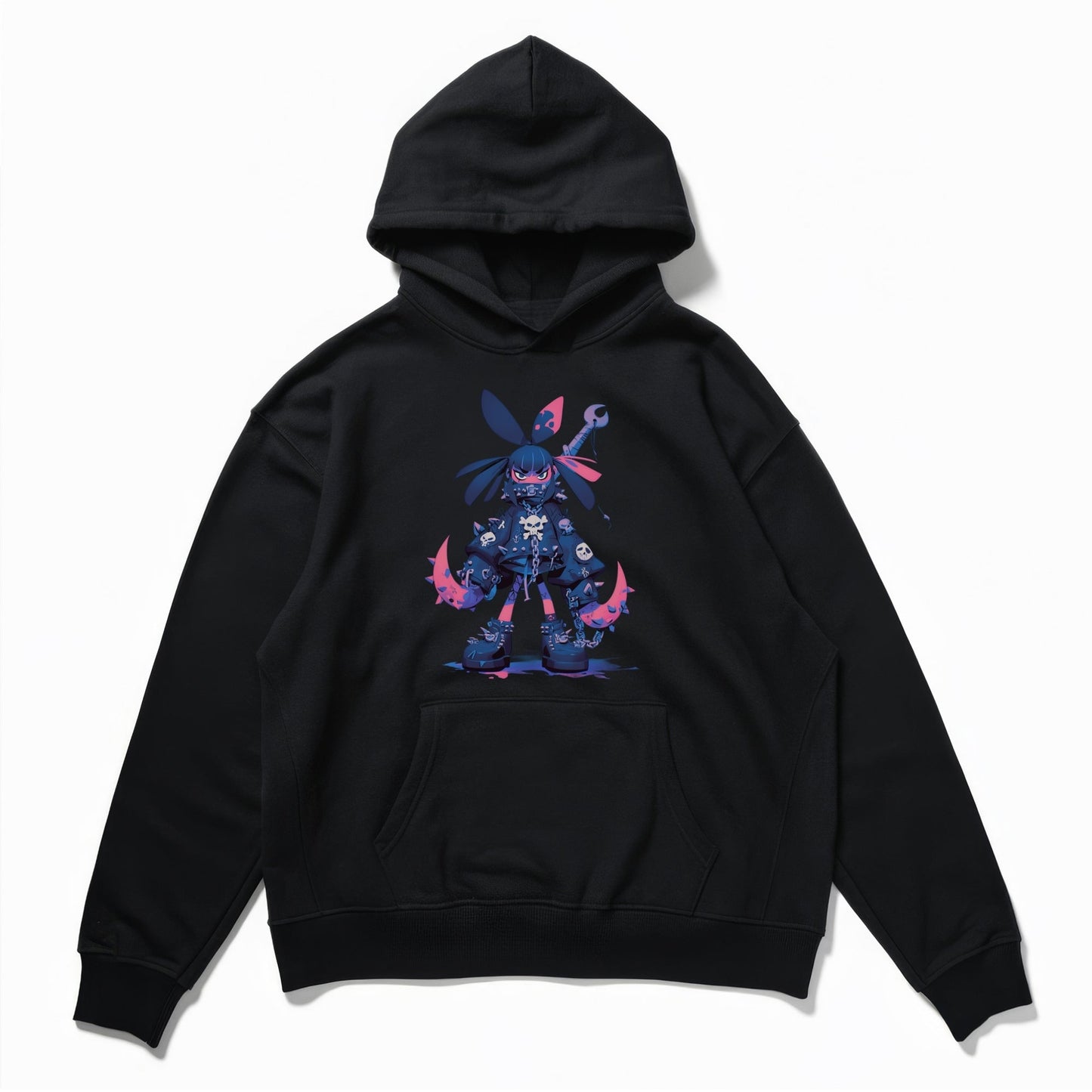 Cyberpunk Rebel Rabbit Hoodie Main