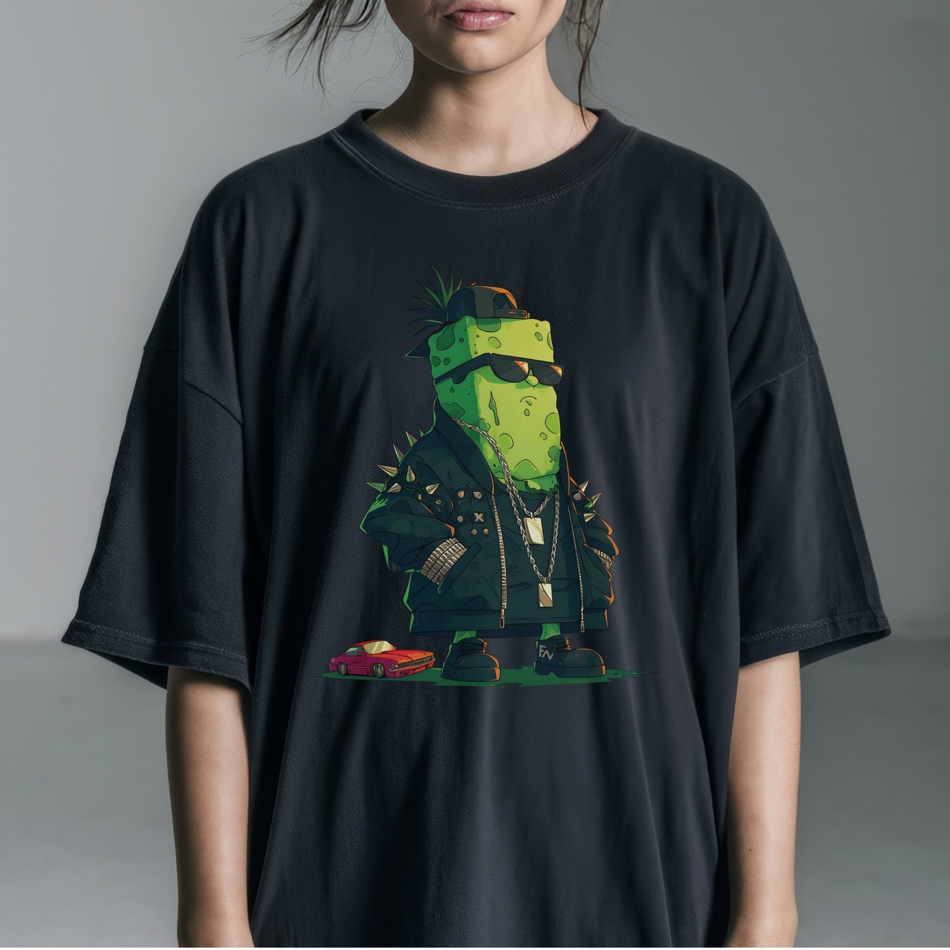 Urban Pickle Punk T-Shirt Tshirt Female Model