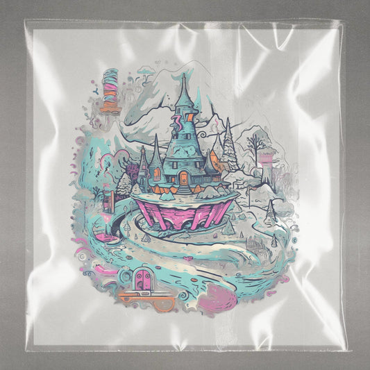 Eerie Enchanted Castle Ready to Press Film Peel Main Plastic Cover