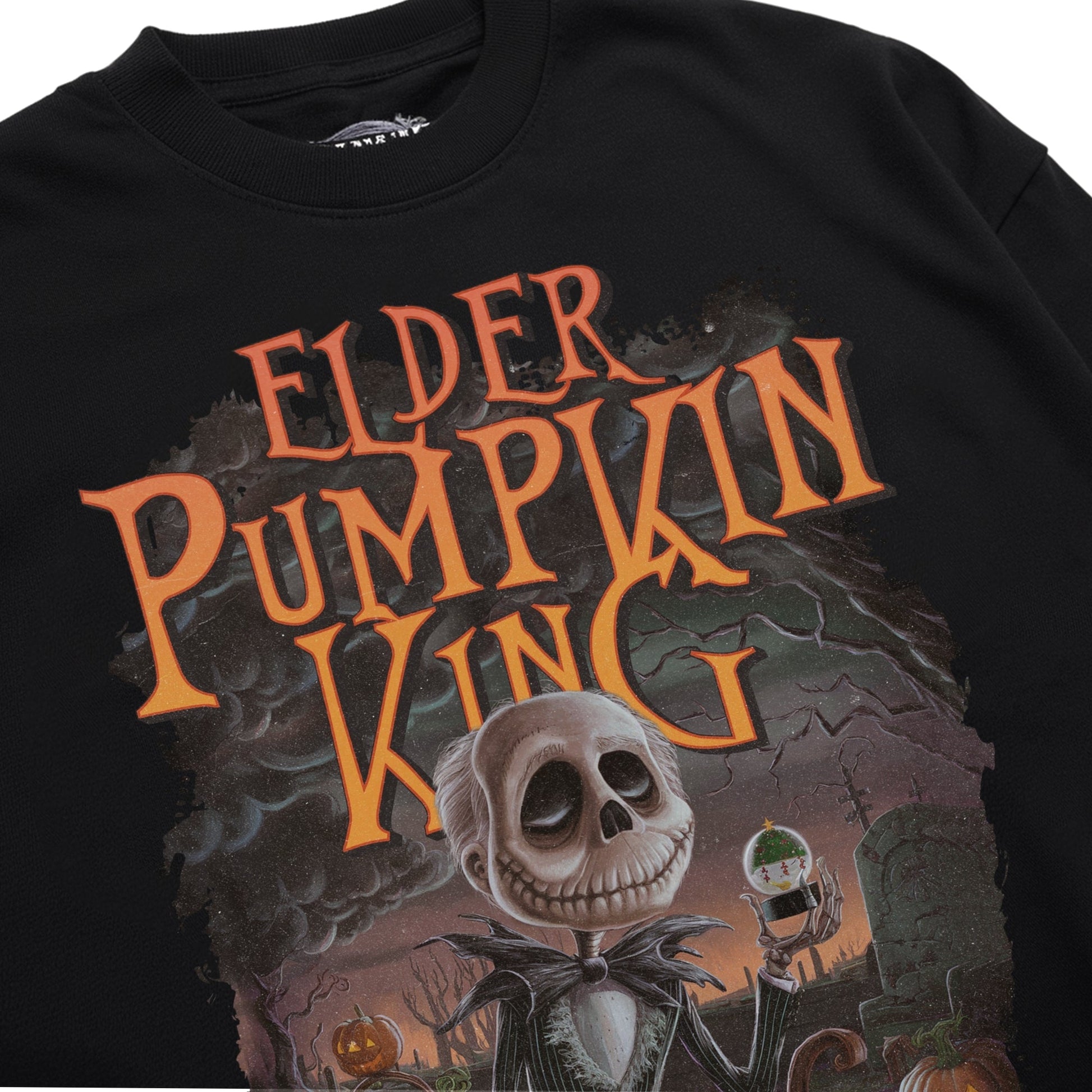 Elder Pumpkin King Elegance T-Shirt Shirt Closeup