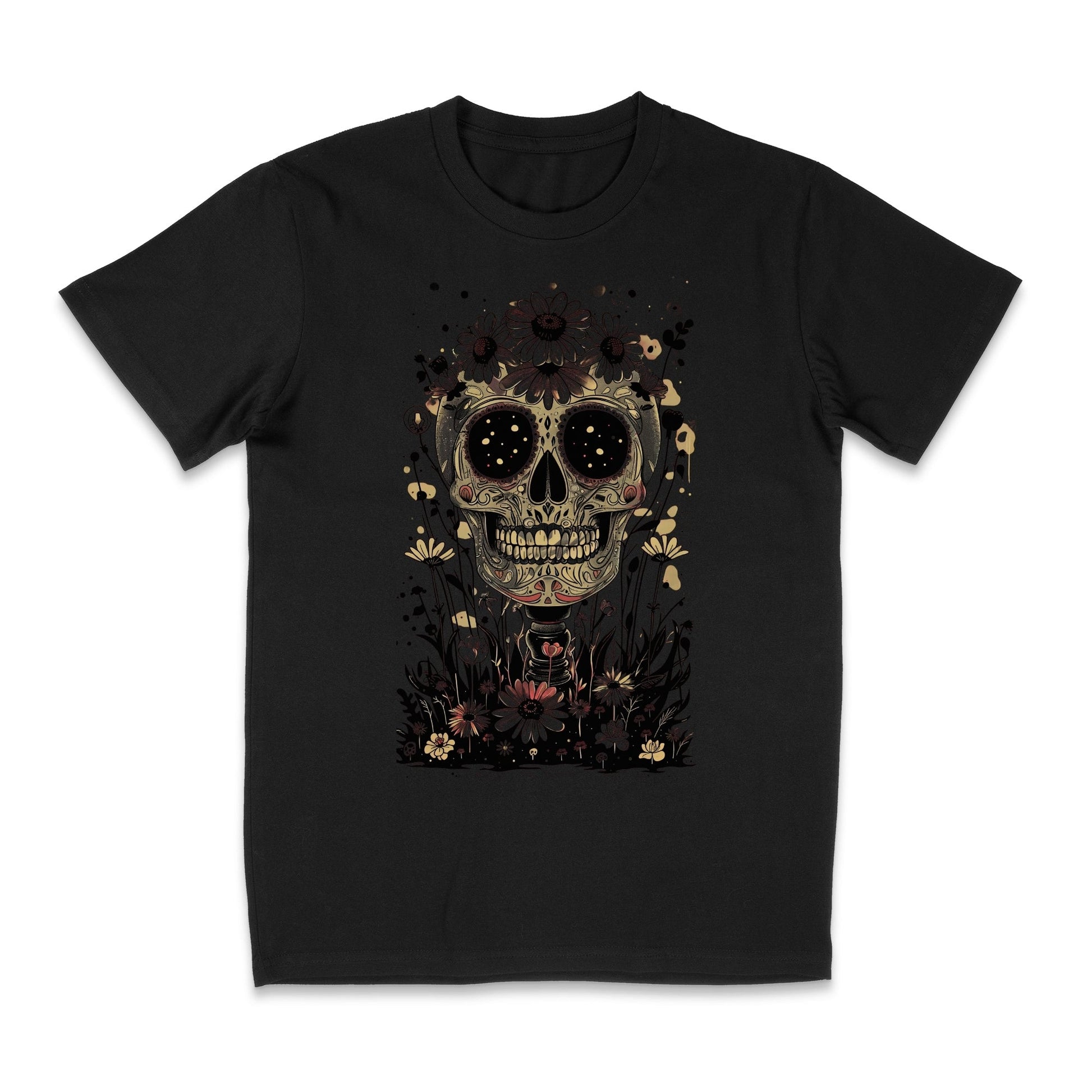 Day of the Dead Floral Skull Main