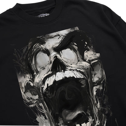 Expressive Anguish Portrait T-Shirt Shirt Closeup