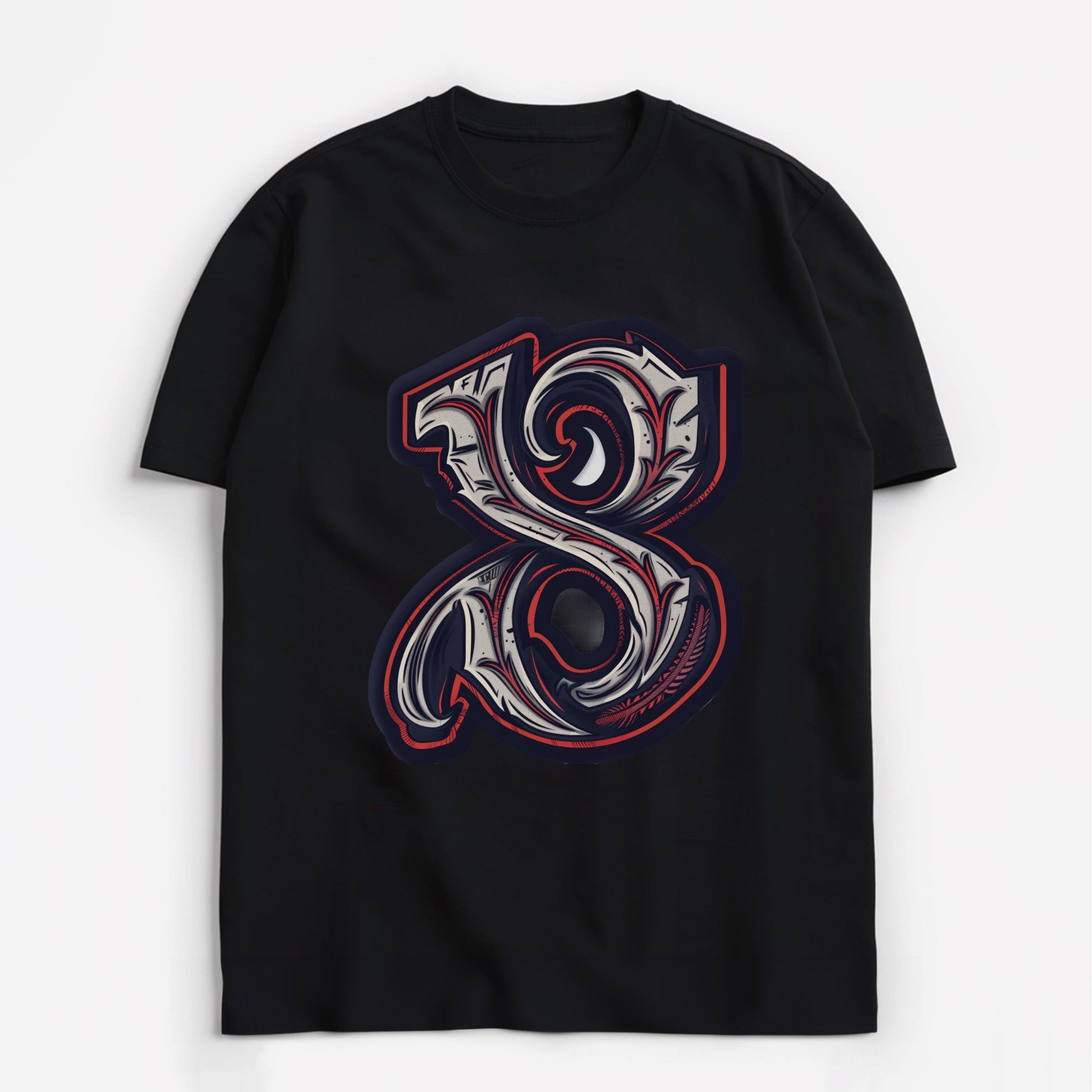 Baroque Swirl Ampersand T-Shirt Main