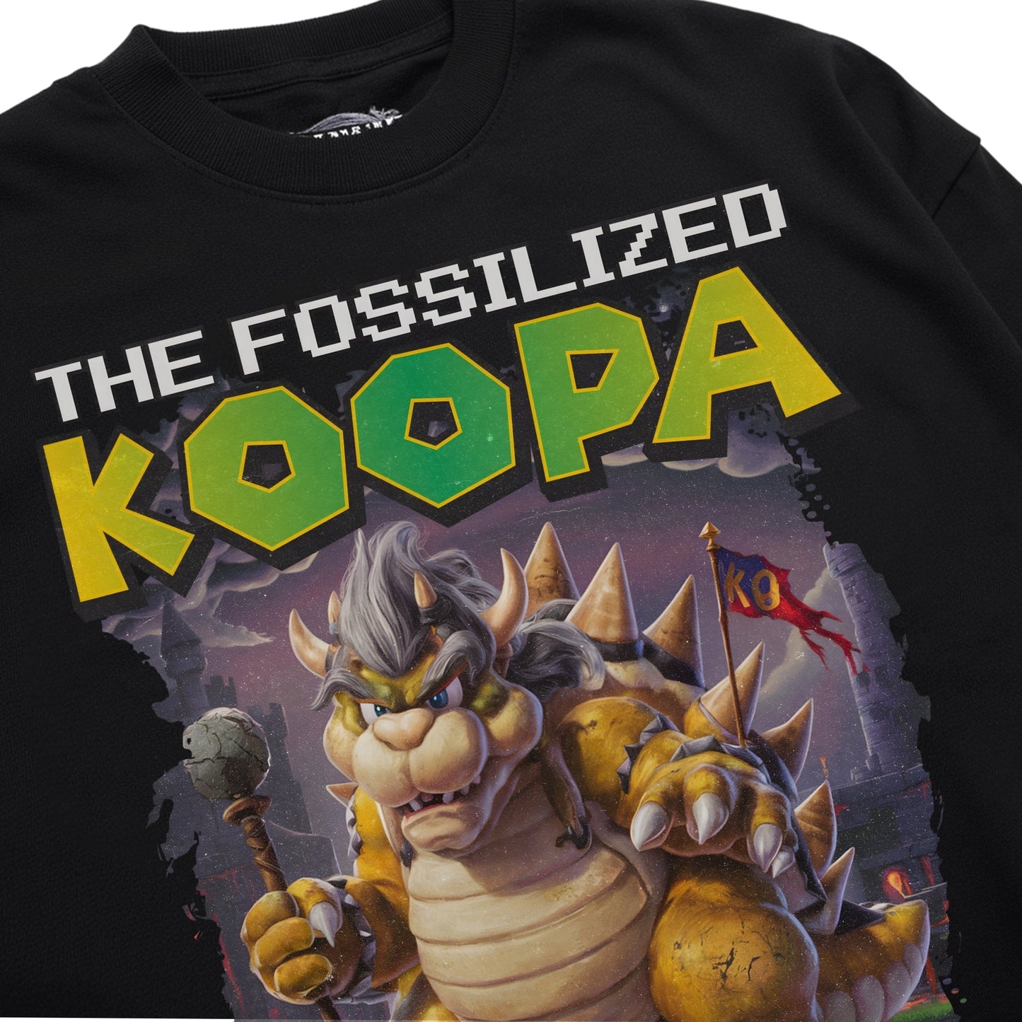 Regal Koopa Conquest T-Shirt Shirt Closeup