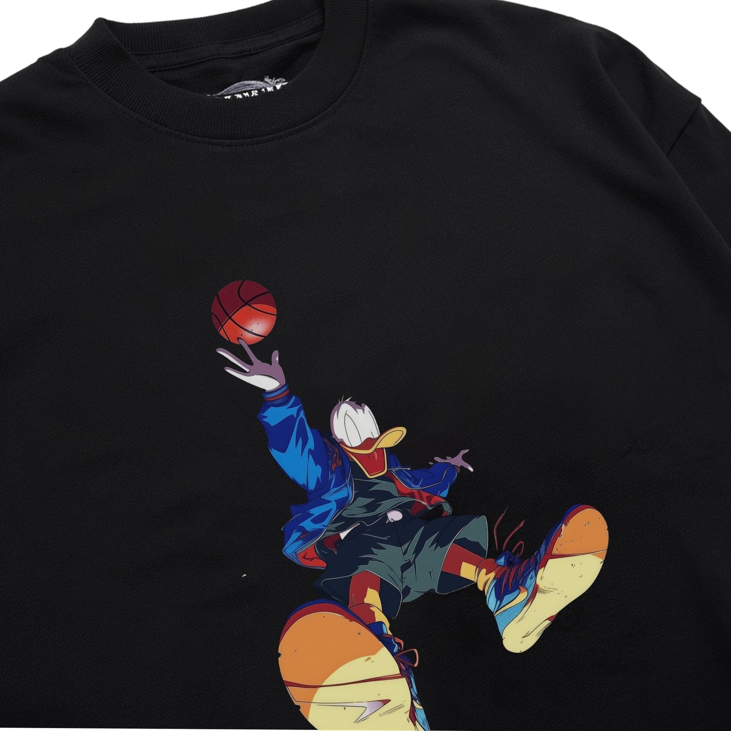 SlamDunk Duck Toon T-Shirt Shirt Closeup