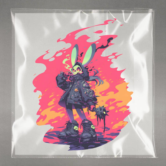 Rebel Rabbit Rhapsody Ready to Press Film Peel Main Plastic Cover