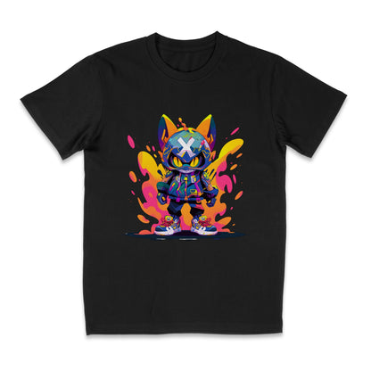 Cartoon Cat Sneaker Transformer T-Shirt