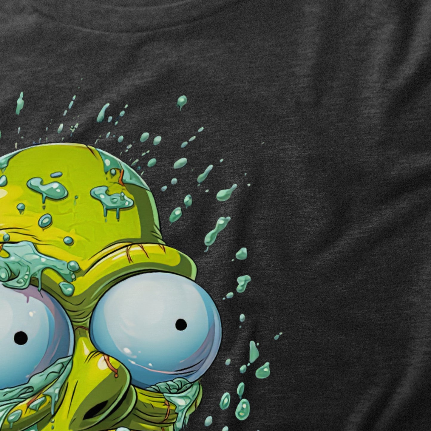 Melting Green Simpson Man T-Shirt