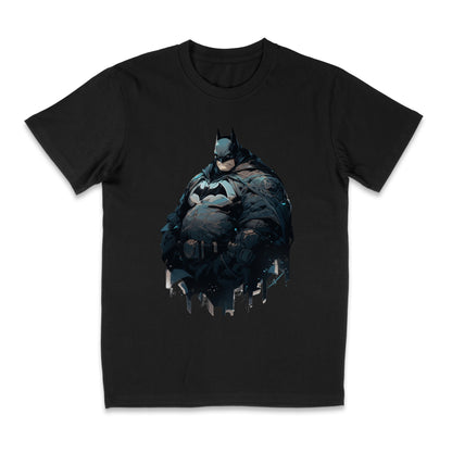 Retro Fatty Dark Knight Graffiti T-Shirt