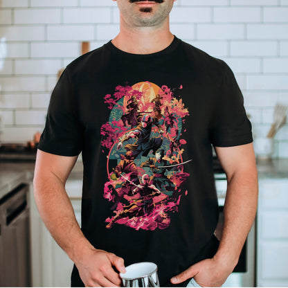 Elemental Conflict Showdown Tshirt Male Model