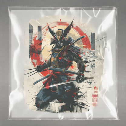 Samurai Surge Portrait Ready to Press Film Peel Main Plastic Cover