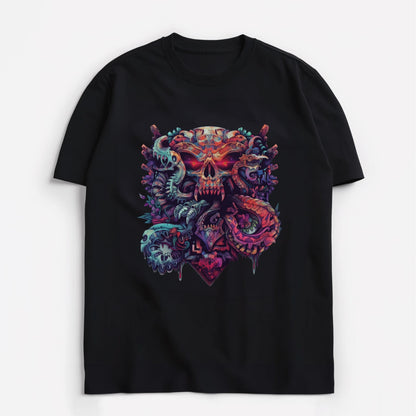 Mystic Skull Totem Art T-Shirt Main