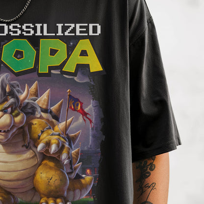 Regal Koopa Conquest T-Shirt Model Closeup