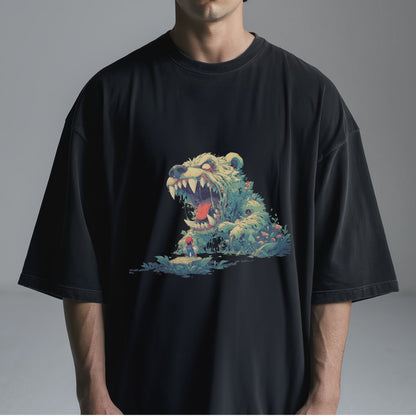 Pastel Beast Quest T-Shirt Tshirt Male Model