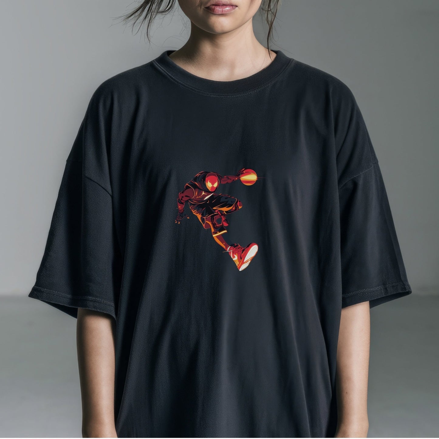 Slam Dunk Blaze Art T-Shirt Tshirt Female Model