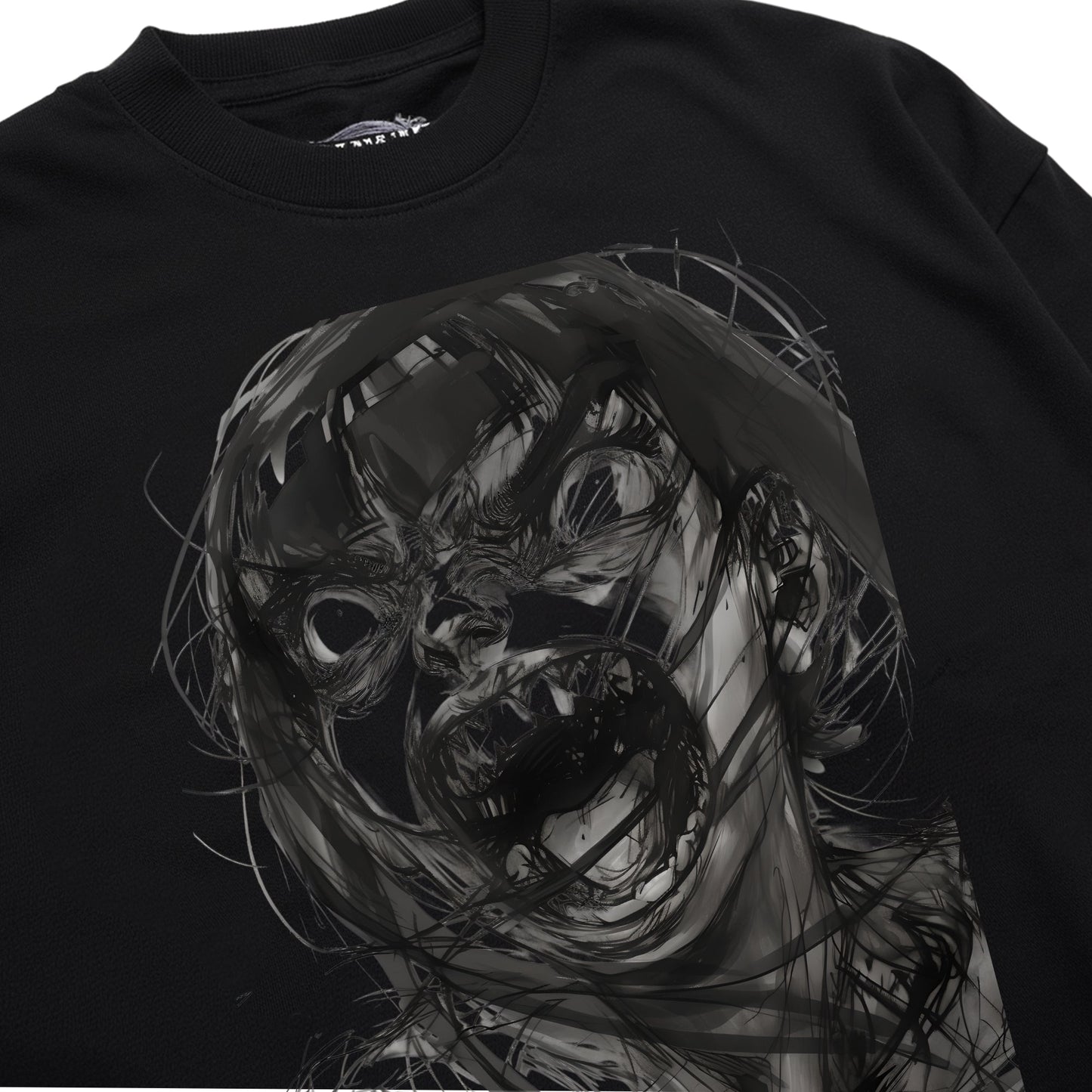 Hinata Fierce Expression T-Shirt Shirt Closeup