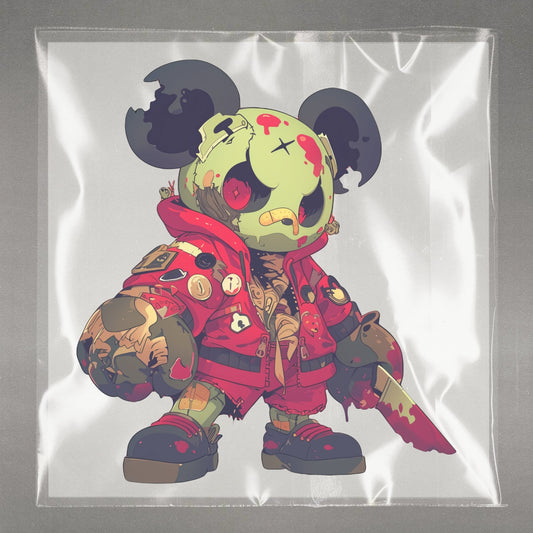 Urban Necro Mickey Fusion Ready to Press Film Peel Main Plastic Cover