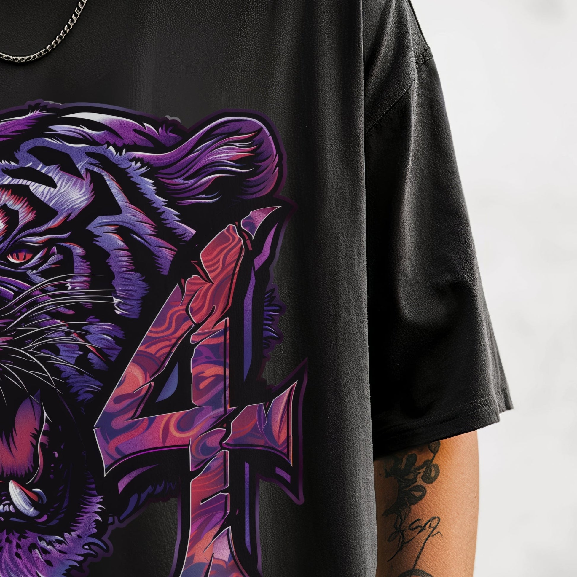 Roaring Tiger Energy 41 T-Shirt Model Closeup