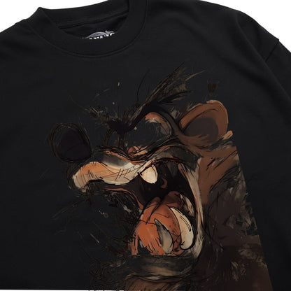 Intense Expression Mouse Art Shirt Closeup