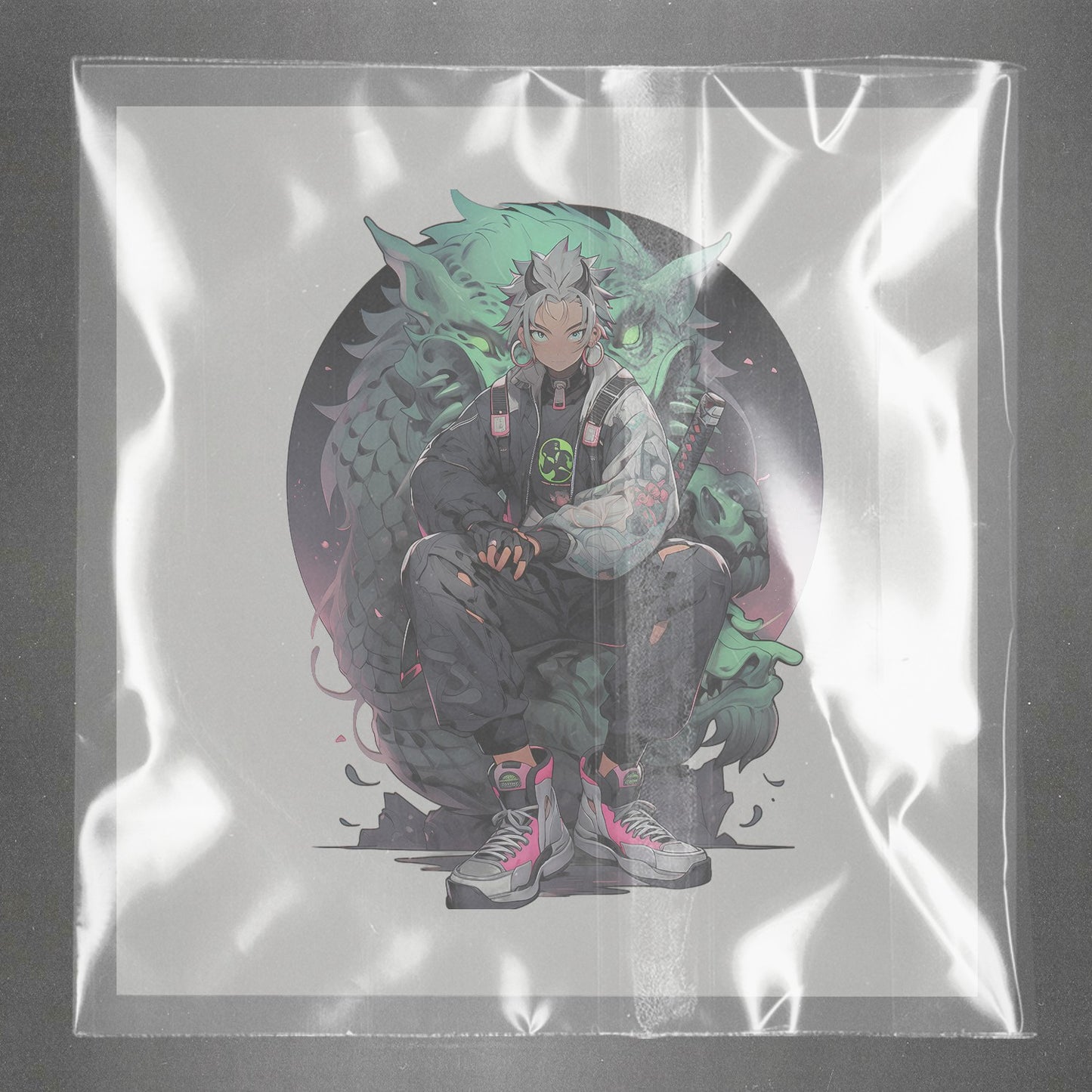 Urban Elf Enigma Blaze Ready to Press Film Peel Main Plastic Cover