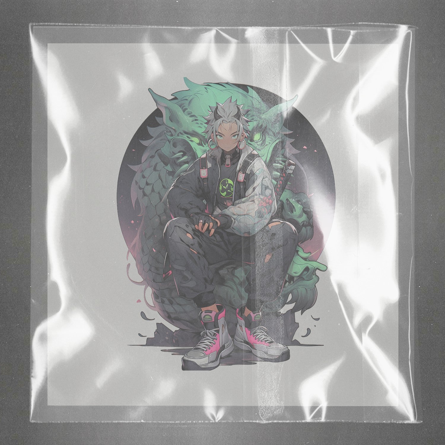 Urban Elf Enigma Blaze Ready to Press Film Peel Main Plastic Cover