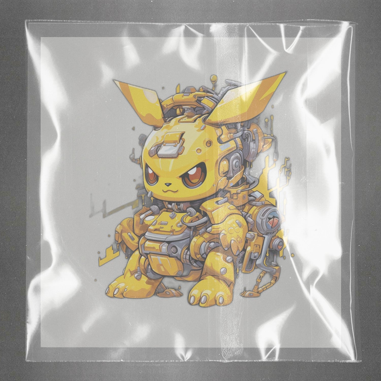 Mecha Pikachu Evolution Ready to Press Film Peel Main Plastic Cover