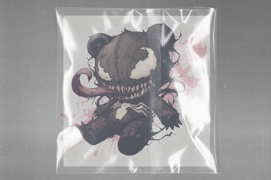 Venom Teddy Terror Ready to Press Film Peel Main Plastic Cover