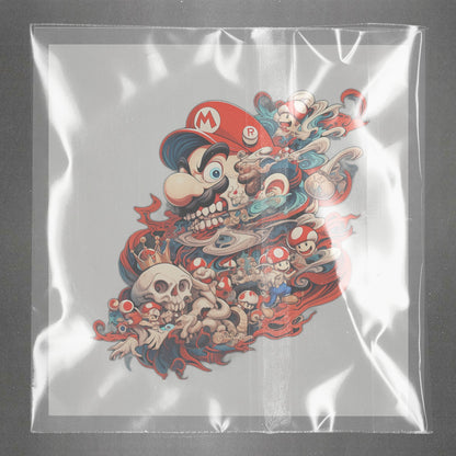 Surreal Mario Chaos Ready to Press Film Peel Main Plastic Cover