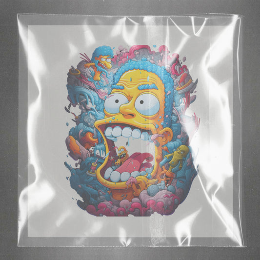 Homer's Surreal Escape Ready to Press Film Peel Main Plastic Cover