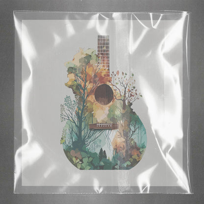 Arboreal Rhapsody Guitar Ready to Press Film Peel Main Plastic Cover