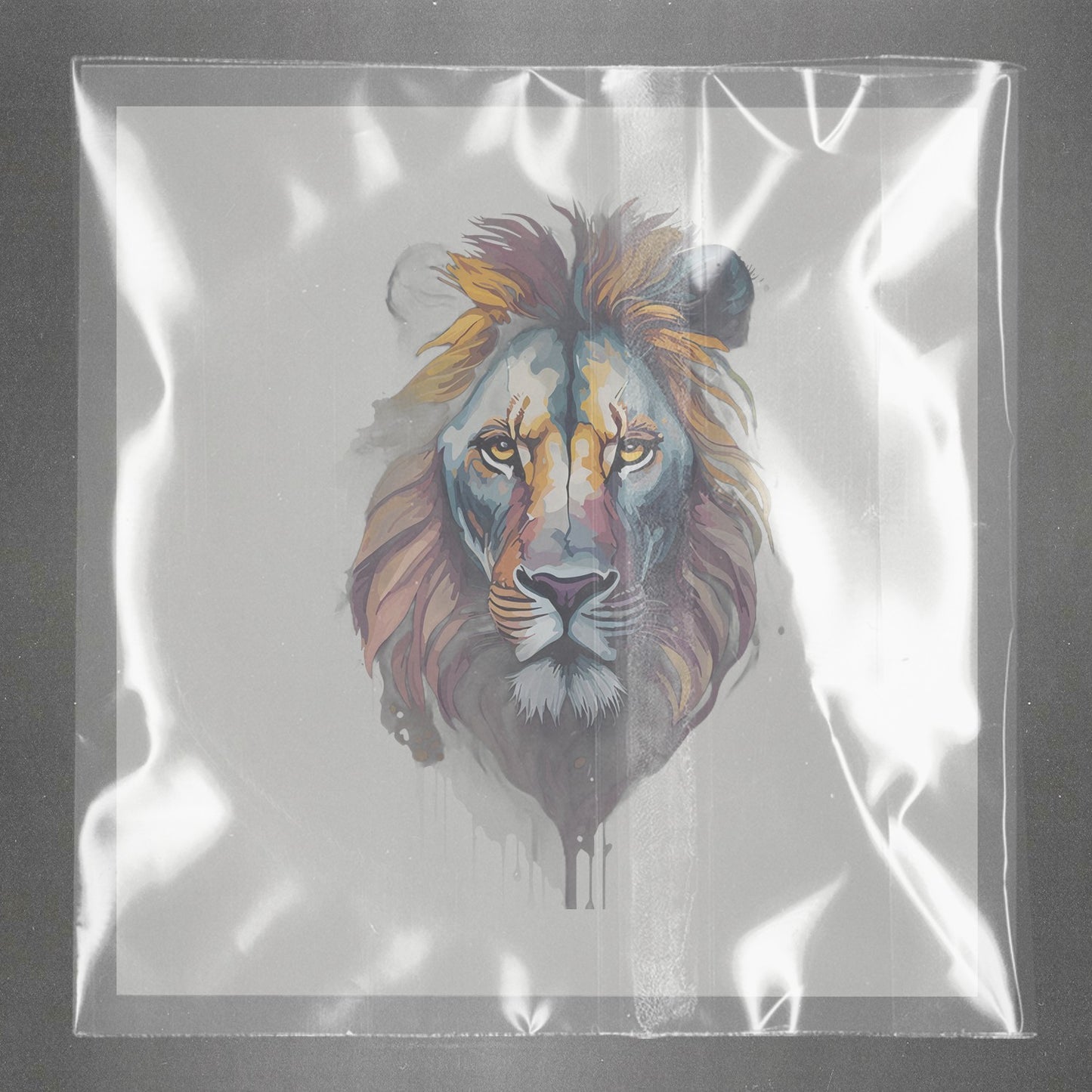 Cubist Lion Majesty Ready to Press Film Peel Main Plastic Cover