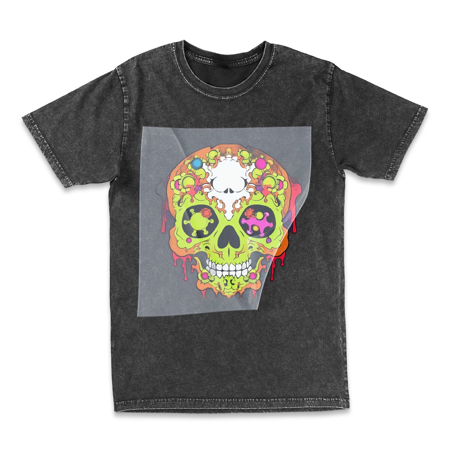 Vivid Skull Tapestry Ready to Press Film Peel Main Tilt