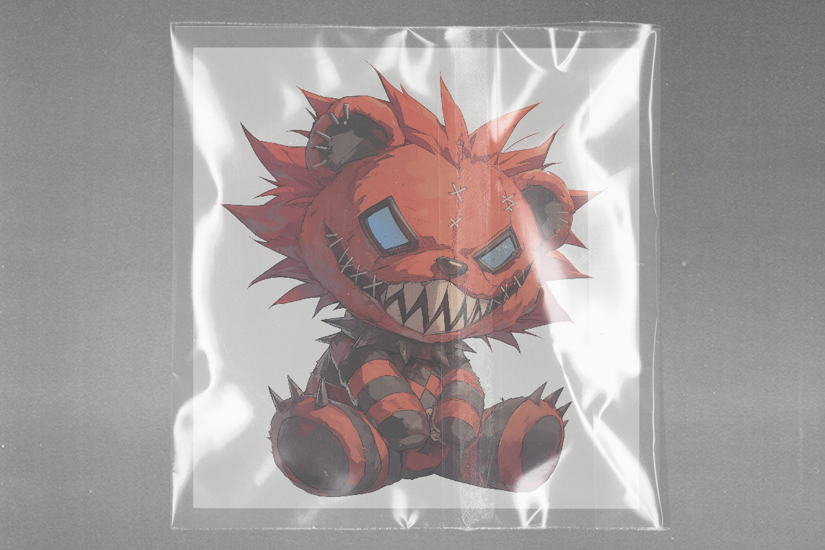 Fierce Plush Fiend Ready to Press Film Peel Main Plastic Cover