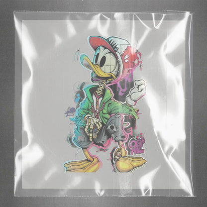 Graffiti Duck Swagger Ready to Press Film Peel Main Plastic Cover