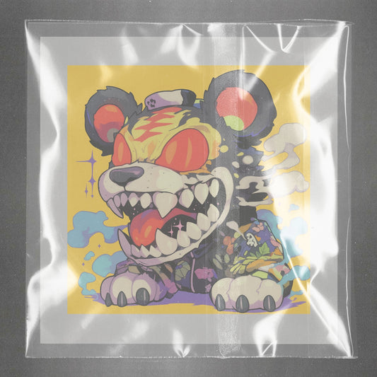 Vibrant Bear Fusion Ready to Press Film Peel Main Plastic Cover