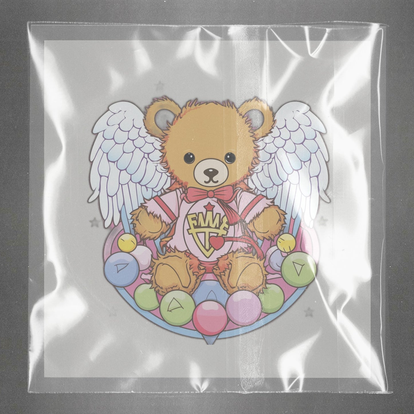 Mystical Teddy Guardian Ready to Press Film Peel Main Plastic Cover