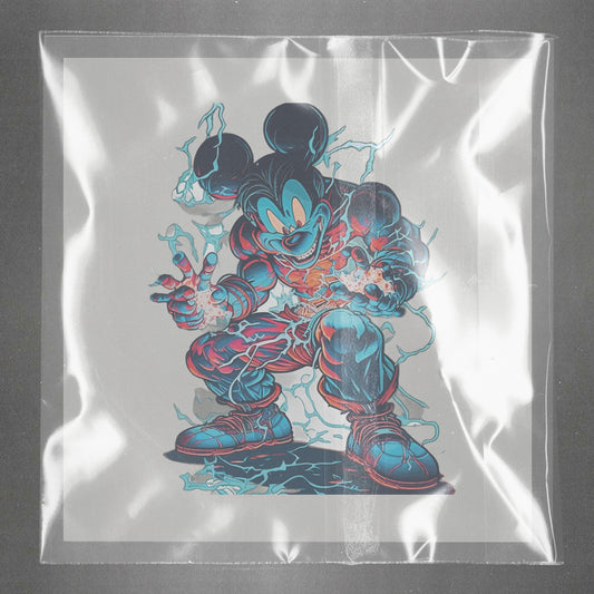 Sinister Mickey Illusion Ready to Press Film Peel Main Plastic Cover