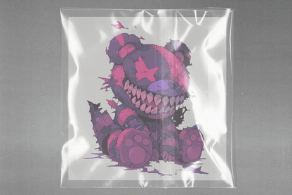 Menacing Bear Frenzy Ready to Press Film Peel Main Plastic Cover