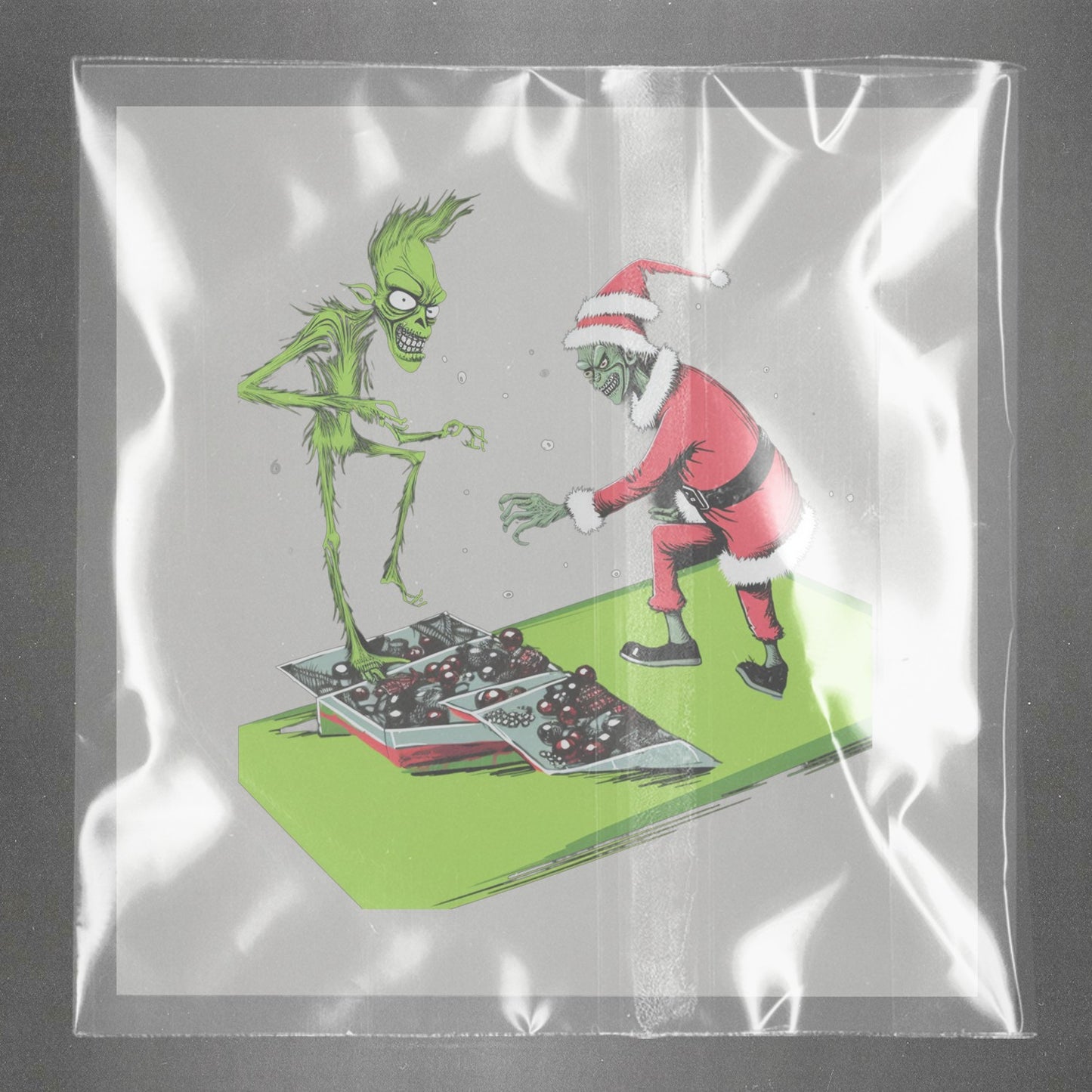 Ghastly Yuletide Gathering Ready to Press Film Peel Main Plastic Cover