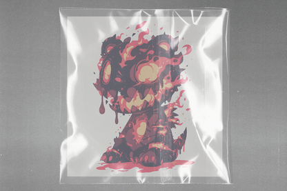 Melting Dragon Fantasy Ready to Press Film Peel Main Plastic Cover