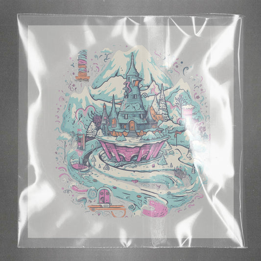 Pastel Enchantment Castle Ready to Press Film Peel Main Plastic Cover