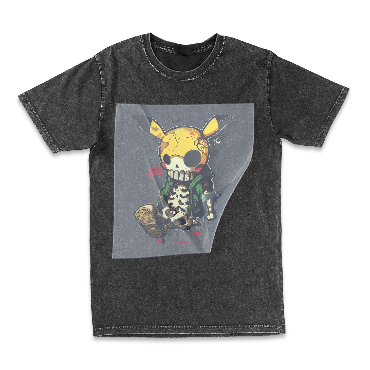 Zombie Pikachu Streetwear Ready to Press Film Peel Main Tilt