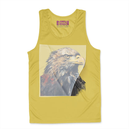 Majestic Eagle Splendor Ready to Press White Tshirt Back Peel View