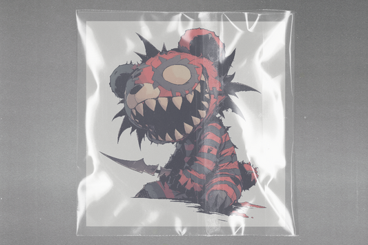 Sinister Teddy Terror Ready to Press Film Peel Main Plastic Cover