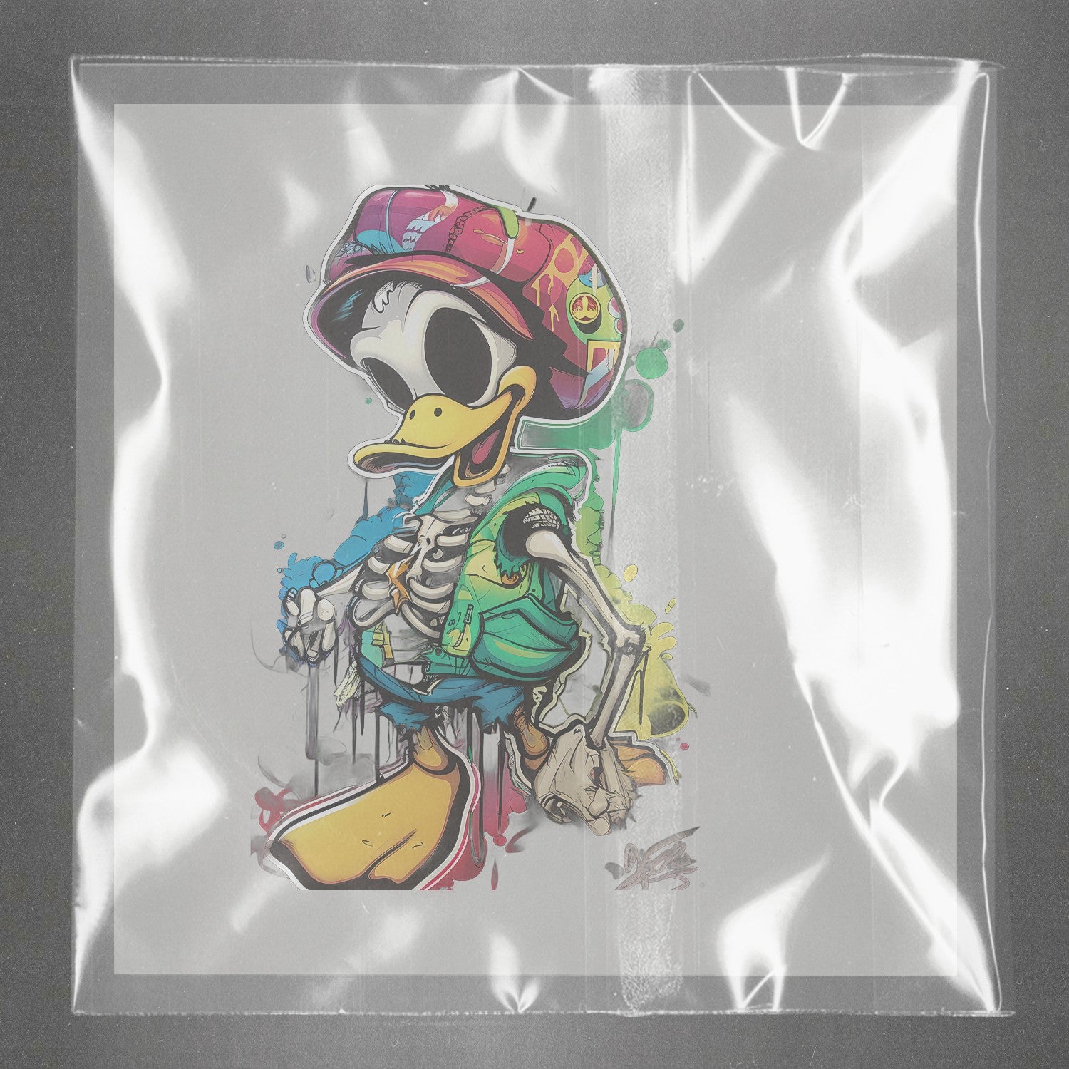 Streetwise Skeletal Duck Ready to Press Film Peel Main Plastic Cover