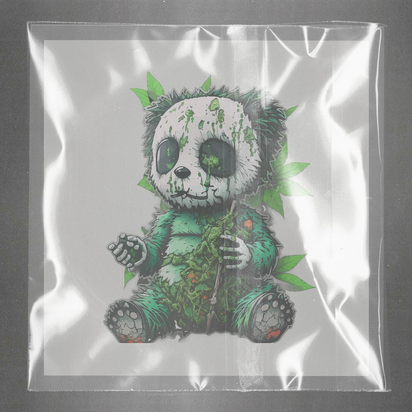 Verdant Decay Panda Ready to Press Film Peel Main Plastic Cover