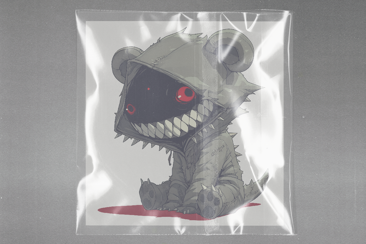 Urban Dino Hood Ready to Press Film Peel Main Plastic Cover