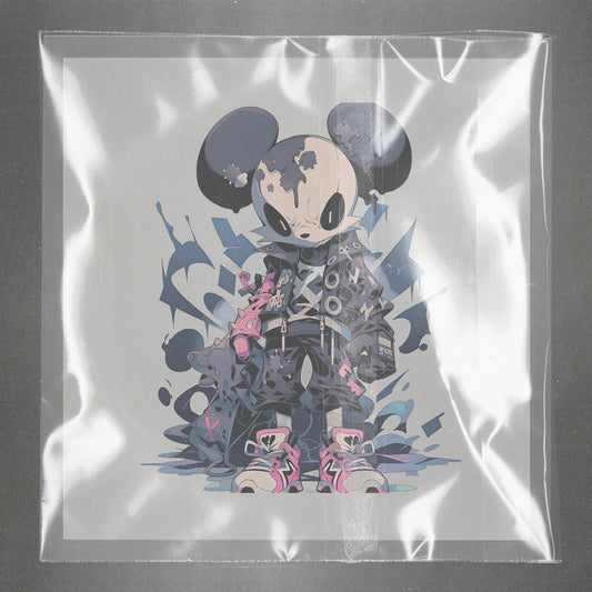 Graffiti Mickey Reimagined Ready to Press Film Peel Main Plastic Cover