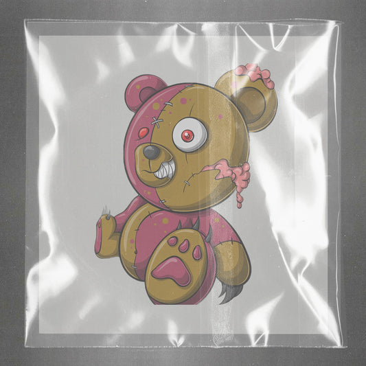 Macabre Teddy Terror Ready to Press Film Peel Main Plastic Cover