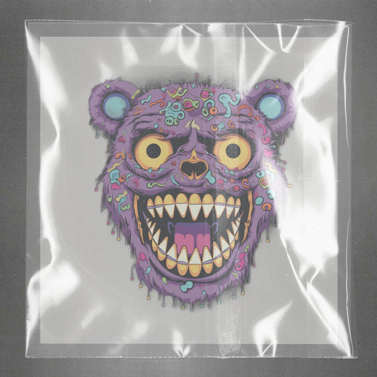 Psychedelic Beast Unleashed Ready to Press Film Peel Main Plastic Cover